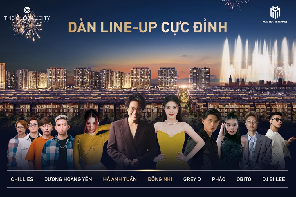 DJ Tungevaag tham dự countdown 2024 tại The Global City - 2